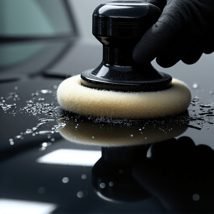 Expert paint correction restoring a deep, high-gloss finish on a car in North Hollywood.