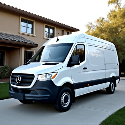Autograff Mobile Tint service van ready for mobile installation in North Hollywood, CA.