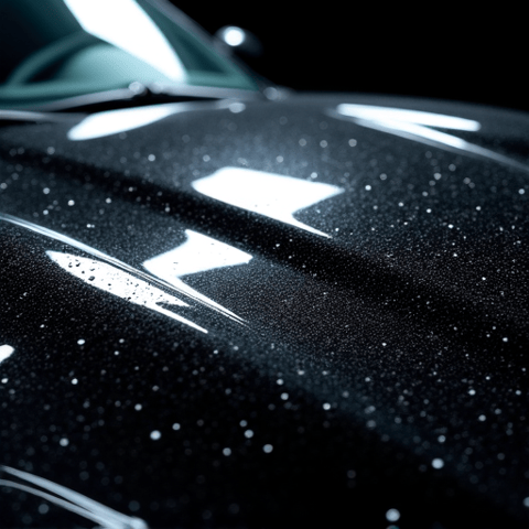 Flawless ceramic coating application on a Tesla Model Y in Studio City, showing enhanced depth of paint finish. Mobile service convenience demonstrated.