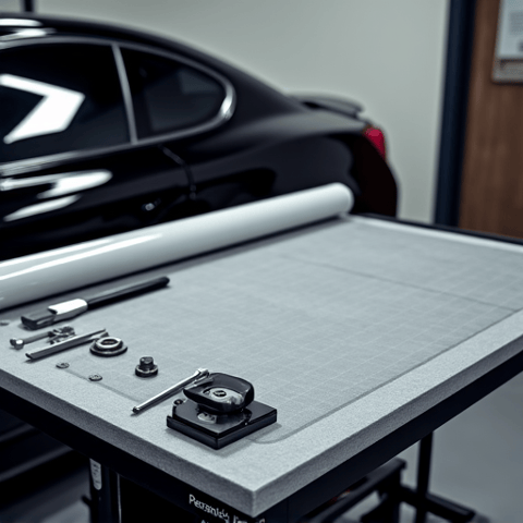 Autograff Mobile Tint setup at a client