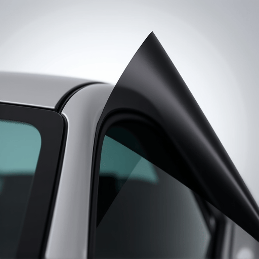 Autograff Mobile Tint specialist performing a flawless ceramic window tint installation on a luxury vehicle.