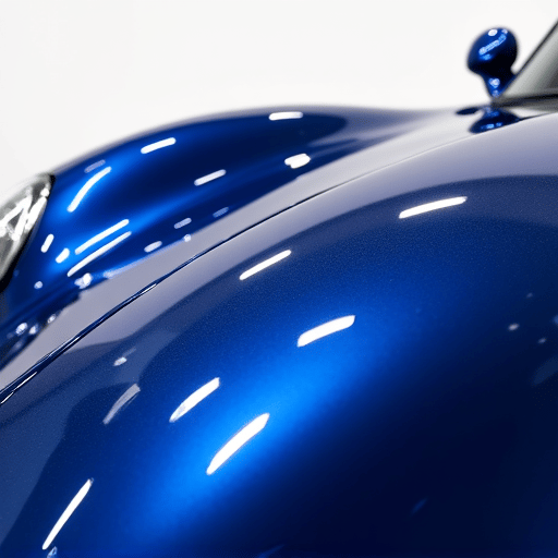 Professional application of ceramic coating on a dark luxury vehicle in North Hollywood.