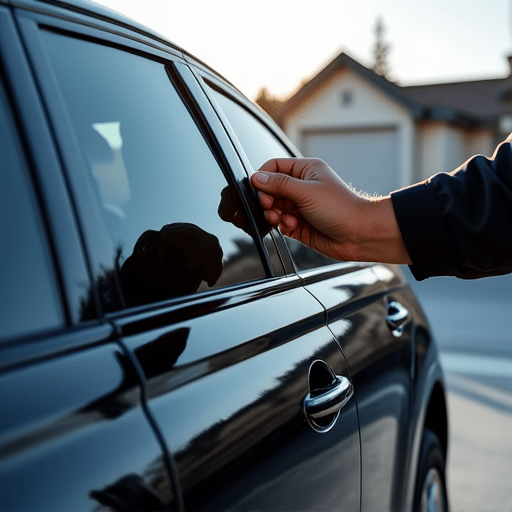 Convenient mobile ceramic window tinting service provided by Autograff in Studio City.
