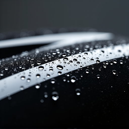 Dramatic before and after comparison showing swirl mark removal via professional paint correction service. This image highlights the restoration capabilities before applying premium films or coatings.