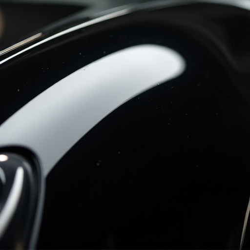 Close-up of paint correction removing fine scratches and swirl marks on a dark-colored car in Studio City. High-definition automotive detailing for deep gloss restoration.