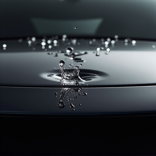 Before and after comparison of a Tesla Model Y ceramic coating application in North Hollywood. Dramatic improvement in paint clarity and depth.